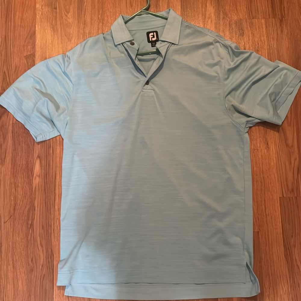 Light blue medium golf polo